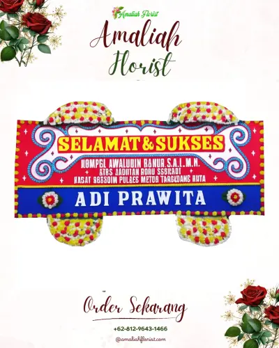 Karangan Bunga Ucapan Selamat sayati