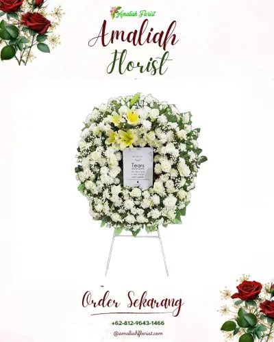 Krans Bunga Duka Cita sayati